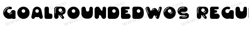 GoalRoundedW05 Regular Regular字体转换